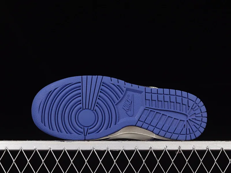 All Categories Nk SB Dunk Series Nk SB Dunk Low Low-top Sneakers Nk Dunk Low White Blue Customized Deconstructed Strap Dip-Dye Casual Sneakers DD1503-119